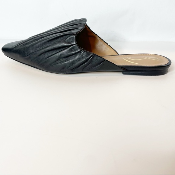 Sam Edelman Cecilia Black Leather Mules Size 7.5 - Picture 4 of 10